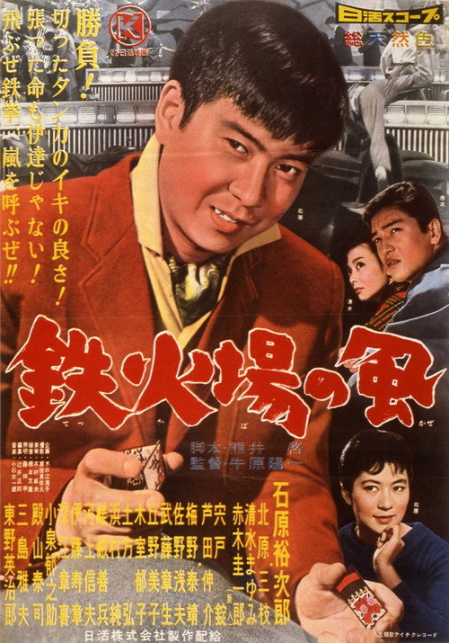 鉄火場の風 — постер