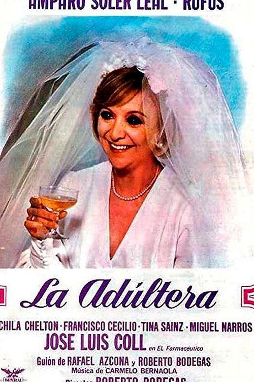 La adúltera — постер