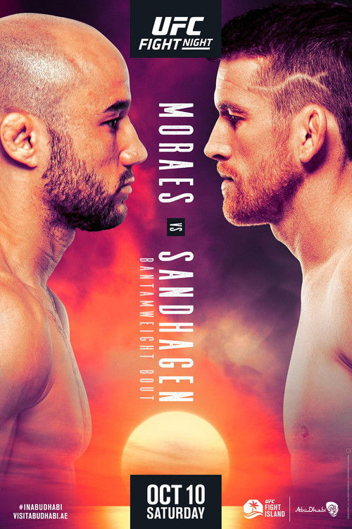 UFC Fight Night 179: Moraes vs. Sandhagen — постер
