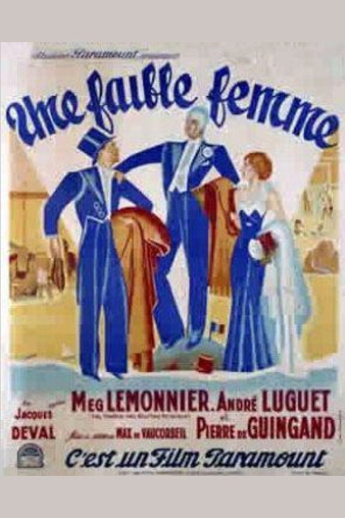 Une faible femme — постер