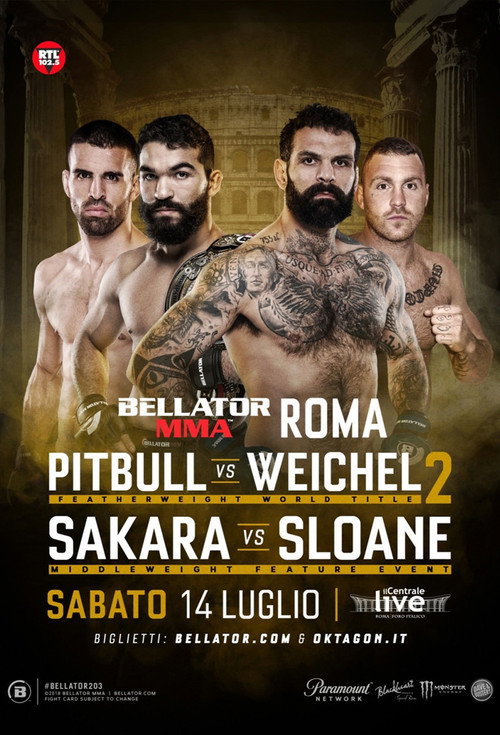 Bellator 203: Pitbull vs. Weichel 2 — постер