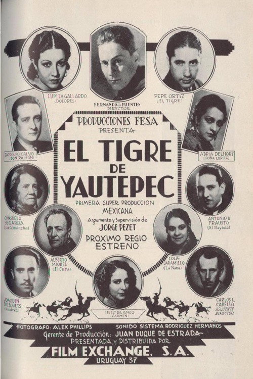 El tigre de Yautepec — постер