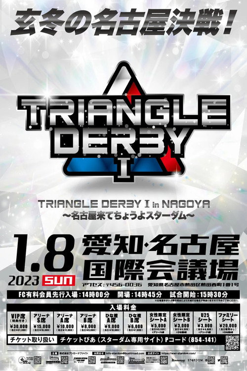 TRIANGLE DERBY Ⅰ in Nagoya ～名古屋来てちょうよスターダム～ — постер