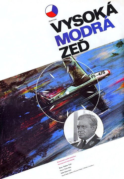 Vysoká modrá zeď — постер