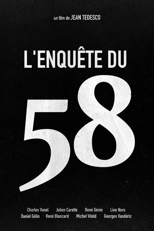 L'Enquête du 58 — постер