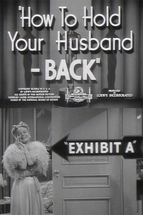 How to Hold Your Husband - BACK — постер