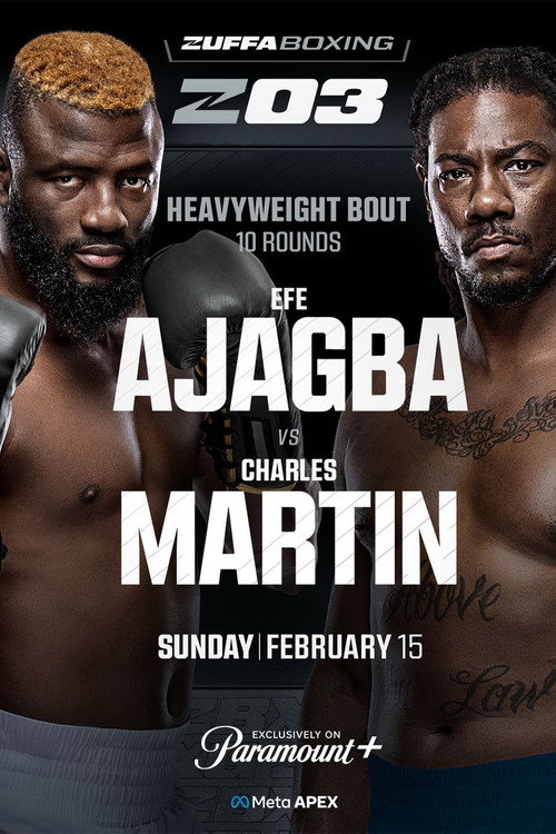 Zuffa Boxing 03 — постер