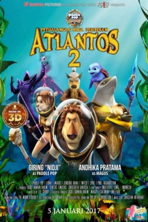 Petualangan Singa Pemberani Atlantos 2 — постер