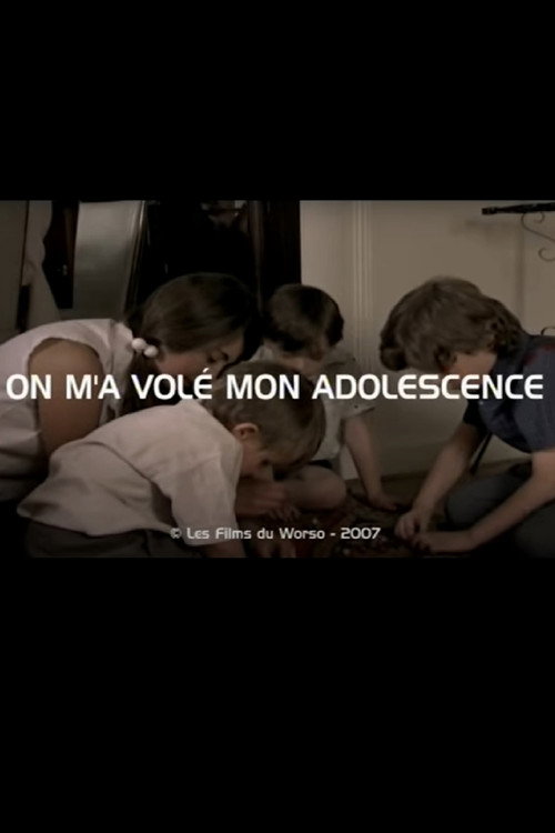 On m'a volé mon adolescence — постер