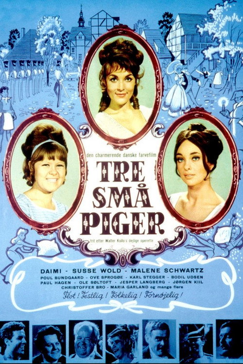 Tre små piger — постер
