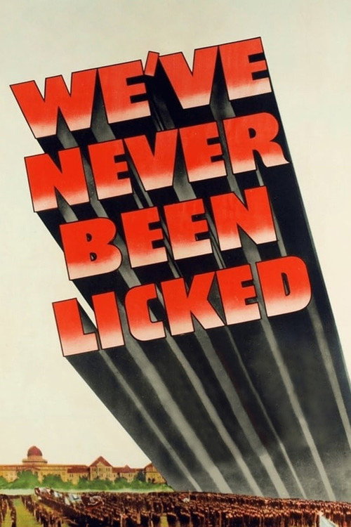 We've Never Been Licked — постер