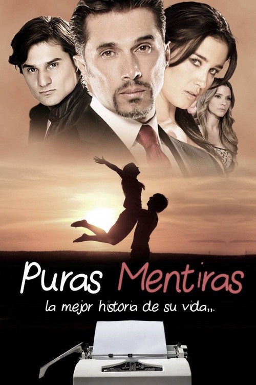 Puras mentiras — постер