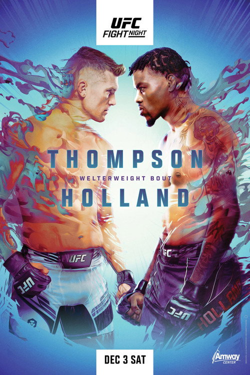 UFC on ESPN 42: Thompson vs. Holland — постер