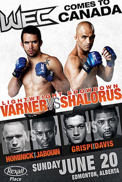 WEC 49: Varner vs. Shalorus — постер