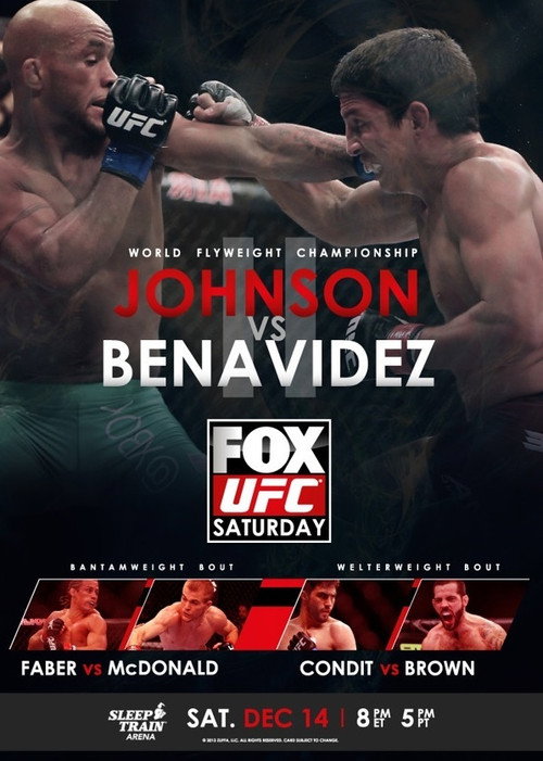 UFC on Fox 9: Johnson vs. Benavidez 2 — постер