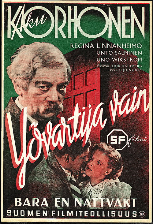 Yövartija vain… — постер