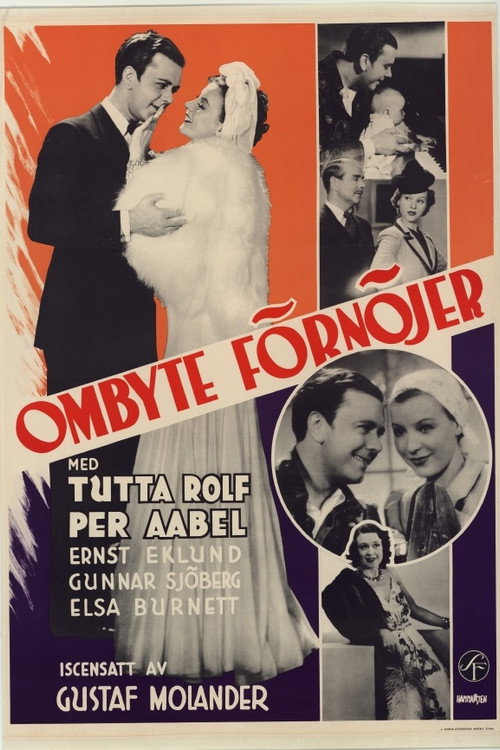 Ombyte förnöjer — постер