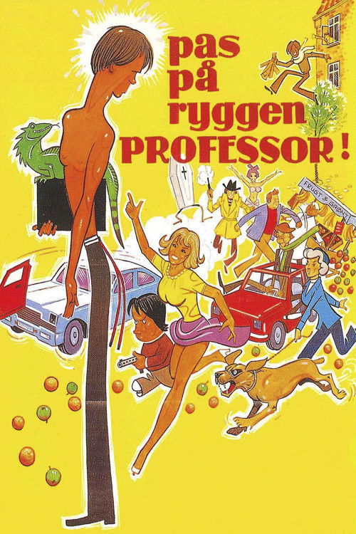 Pas på ryggen, professor! — постер