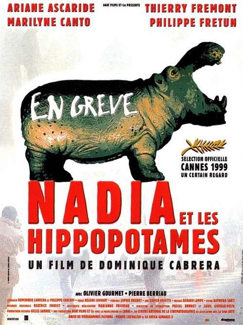 Nadia et les hippopotames — постер