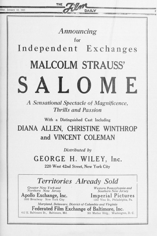 Salome — постер